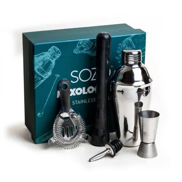 Stainless Steel Mixology Kit without the Muddler