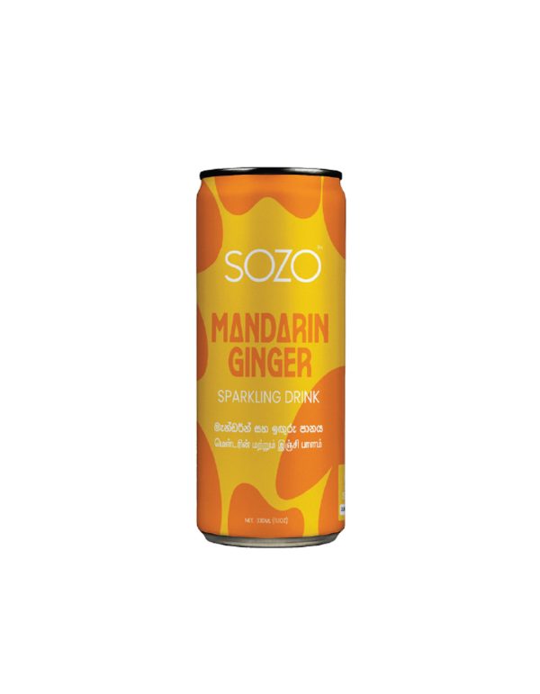 Mandarin Ginger 330ml Sparkling Drink